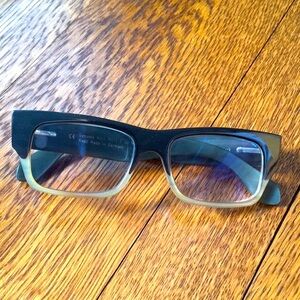 Morgenthal Frederics MATT Natural Buffalo Horn Glasses Handmade Germany W Case